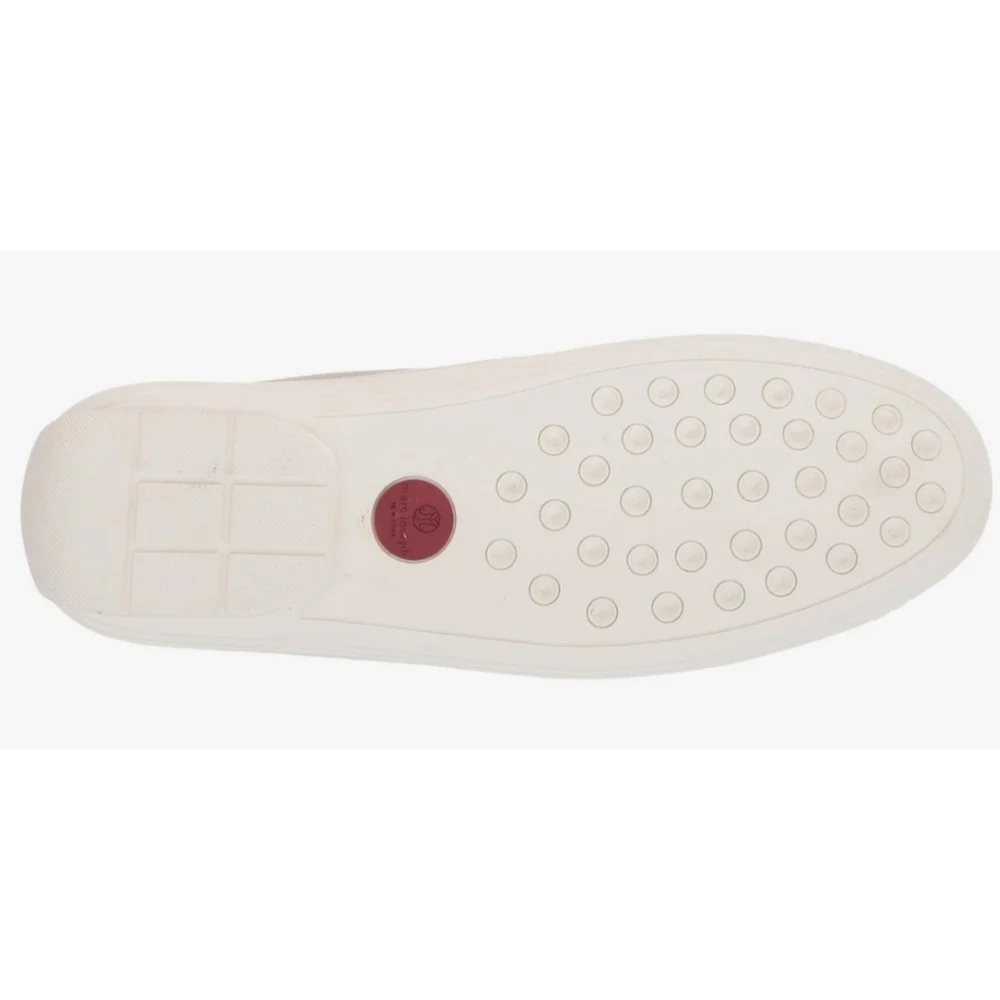 Marc Joseph Union Street Driver Moccasin Rose Grainy Glimmer Size 3.5